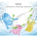 Mini nettoyeur à ultrasons portable pour vêtements / légumes / fruits, style goutte d'eau