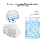 Sac de rangement sous vide à motif d'orchidées, Sac de rangement sous vide pour vêtements et couettes Thinken, Taille : 80*110 cm, Taille : 80*110 cm