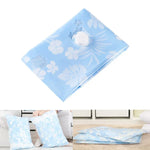 Sac de rangement sous vide gain de place motif orchidées, sac de rangement sous vide pour couettes épaisses et vêtements, Taille : 70*100 cm, Taille : 70*100 cm
