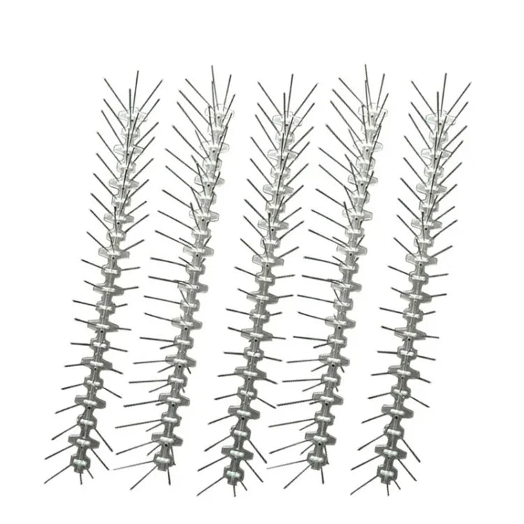 5 PCS / Set Répulsif à oiseaux 50cm Pointes en acier inoxydable anti-oiseaux SK411, 5 PCS