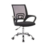 9050 Chaise d'Ordinateur Chaise de Bureau Maison Dossier en Latex Chaise de Bureau Confortable Cadre Noir, Cadre Noir (Noir)
