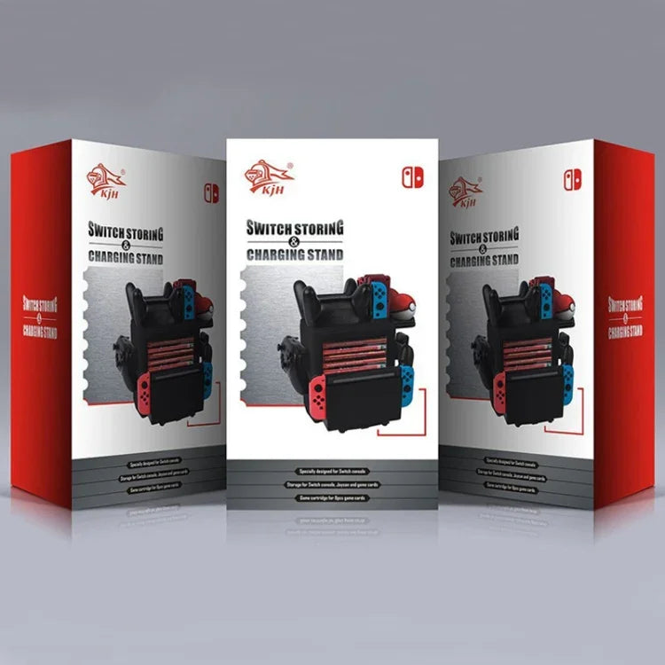 Support de chargement multifonction KJH avec poignée et base de réception pour Nintendo Switch, KJH-SWITCH-27