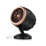 Ventilateur électrique de bureau portable mini USB à convection d'air, réglable, support 2 vitesses
