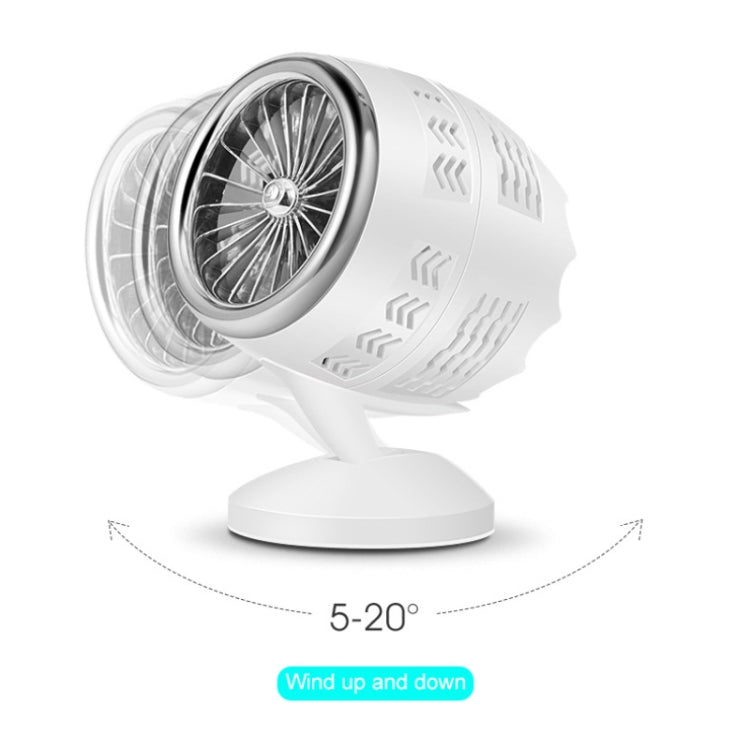 Ventilateur électrique de bureau portable mini USB à convection d'air, réglable, support 2 vitesses