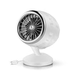 Ventilateur électrique de bureau portable mini USB à convection d'air, réglable, support 2 vitesses