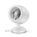 Ventilateur électrique de bureau portable mini USB à convection d'air, réglable, support 2 vitesses