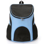 Sac à dos de transport pliable et respirant pour animaux de compagnie en nylon, Taille : 33 x 30 x 24 cm, Noir, Marron, Bleu, Rouge