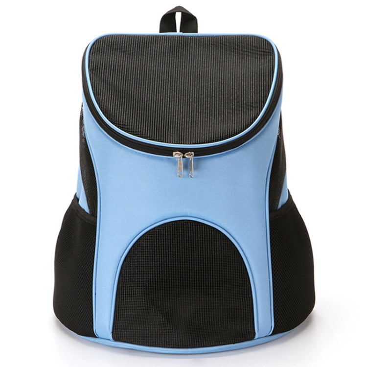 Sac à dos de transport pliable et respirant pour animaux de compagnie en nylon, Taille : 33 x 30 x 24 cm, Noir, Marron, Bleu, Rouge