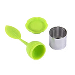 Sacs à thé en silicone de qualité alimentaire en forme de feuille, infuseurs à thé en acier inoxydable, livraison de couleur aléatoire, forme de feuille