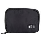 Sac de Rangement Organisateur de Voyage Portable pour Accessoires Électroniques et Gadgets Numériques, Taille : 25.7*18.5*1.2cm, HC3103B, HC3103L, HC3103G, HC3103TT