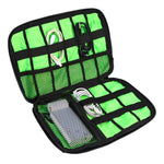 Sac de Rangement Organisateur de Voyage Portable pour Accessoires Électroniques et Gadgets Numériques, Taille : 25.7*18.5*1.2cm, HC3103B, HC3103L, HC3103G, HC3103TT
