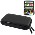 Sac de rangement de voyage portable multifonction en matériau EVA pour appareil numérique, téléphone / batterie externe / clé USB / carte SD / console PSP, Taille intérieure : 16,5*9,5*3,8cm