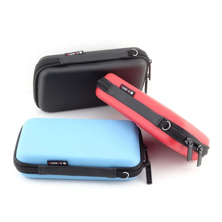 Sac de rangement de voyage portable multifonction en matériau EVA pour appareil numérique, téléphone / batterie externe / clé USB / carte SD / console PSP, Taille intérieure : 16,5*9,5*3,8cm