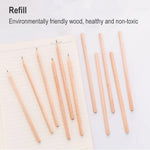 50 Crayons HB en Bois Brut Écologiques Crayons de Peinture pour Enfants Fournitures Scolaires et de Bureau, Crayons HB