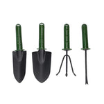 Outils de jardin Pelle, fourche, râteau avec manche en plastique Ensemble de quatre outils de jardinage, outil de plantation 5