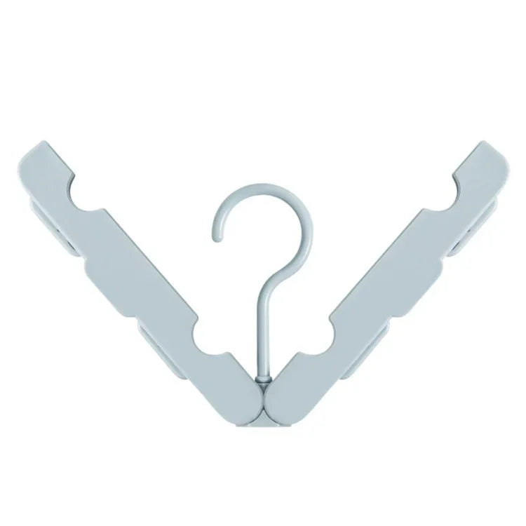 Étendage pliant avec 4 clips cachés pour la maison/voyage, livraison couleur aléatoire, cintre pliant