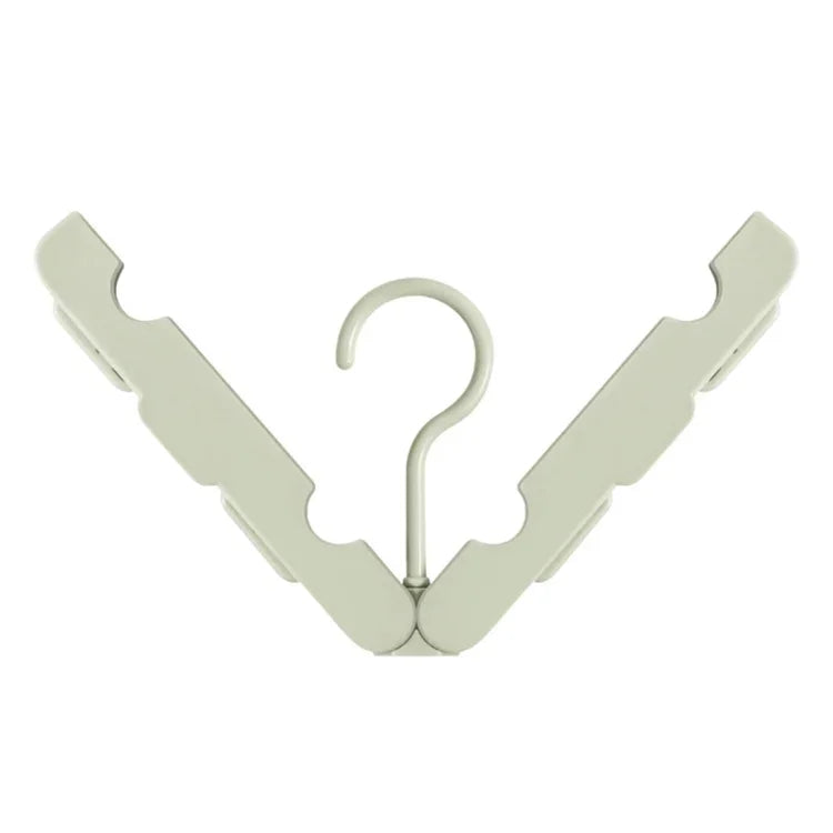 Étendage pliant avec 4 clips cachés pour la maison/voyage, livraison couleur aléatoire, cintre pliant