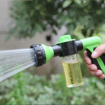 Pistolet à eau en mousse multifonction pour voiture Outils d'arrosage de jardin Douche pour animaux arroseur, livraison couleur aléatoire, sans tuyau, pistolet à eau
