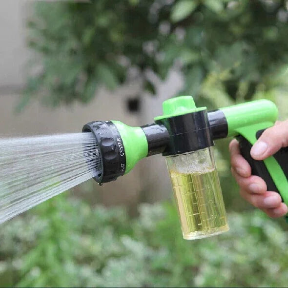 Pistolet à eau en mousse multifonction pour voiture Outils d'arrosage de jardin Douche pour animaux arroseur, livraison couleur aléatoire, sans tuyau, pistolet à eau