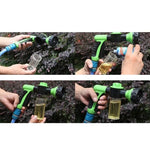 Pistolet à eau en mousse multifonction pour voiture Outils d'arrosage de jardin Douche pour animaux arroseur, livraison couleur aléatoire, sans tuyau, pistolet à eau