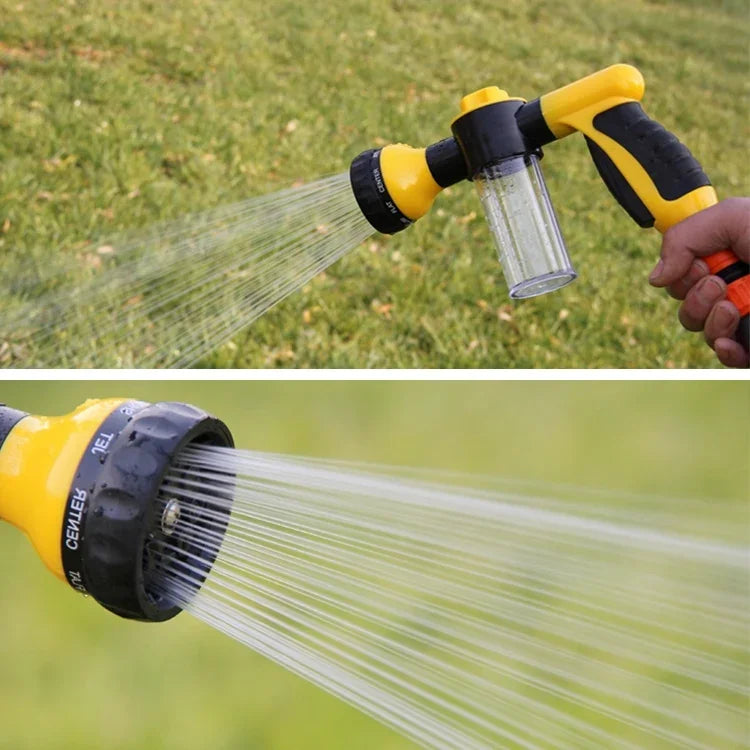 Pistolet à eau en mousse multifonction pour voiture Outils d'arrosage de jardin Douche pour animaux arroseur, livraison couleur aléatoire, sans tuyau, pistolet à eau