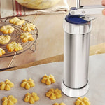 Machine multifonctionnelle pour biscuits et cookies, moule décoratif monté DIY avec 20 moules et 4 buses, Argent multifonction