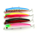 HENGJIA Leurre de pêche artificiel Popper Bionic avec hameçons, longueur : 12,6 cm, couleur aléatoire, longueur : 12,6 cm