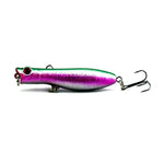 Leurres de pêche artificiels HENGJIA Popper, appâts de pêche bioniques avec hameçons, longueur : 6 cm, couleur aléatoire, longueur : 6 cm