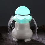 Humidificateur d'aromathérapie ultrasonique à perle luminescente de nuit avec chargement USB 4W et lumière LED colorée pour la maison/le bureau, capacité du réservoir d'eau : 95ml, DC 5V