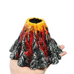 Décoration aquarium Arbre artificiel Plante Herbe Paysage volcanique en roche Ornements en résine créative Pompe à air aquarium, Taille : S, 8.5*5.5*2.0 cm