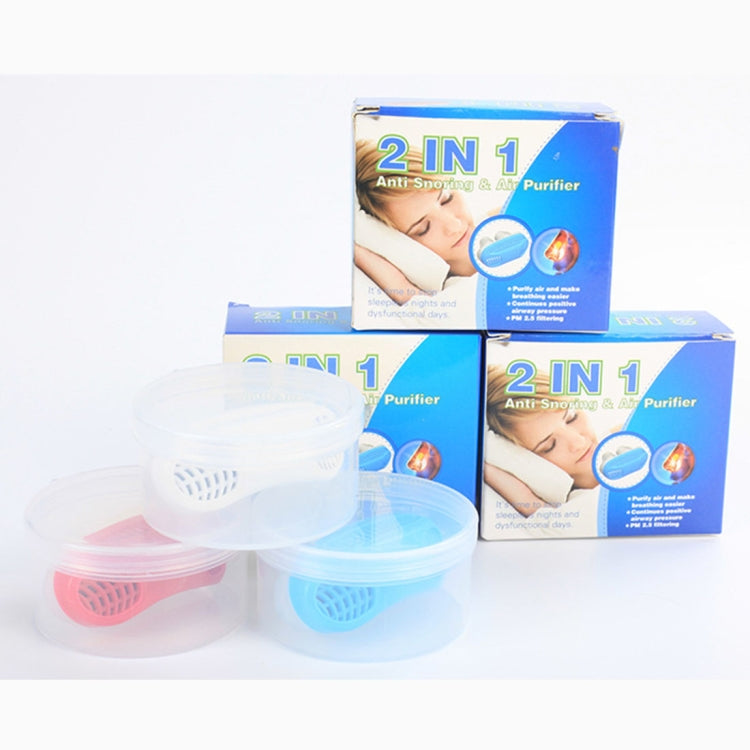 Purificateur d'air anti-ronflement 2 en 1 en ABS et silicone