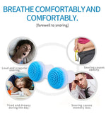 2 PCS 2 en 1 Purificateur d'air anti-ronflement en ABS et silicone
