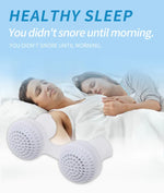 2 PCS 2 en 1 Purificateur d'air anti-ronflement en ABS et silicone