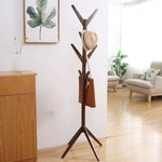 Portemanteau-Chapeaux et Vêtements Créatif en Bois Massif en Forme d'Arbre, Taille: 175x45x45cm, 175x45x45cm (Café Foncé), 175x45x45cm (Blanc), 175x45x45cm (Bois)