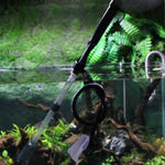 Filtre à eau électrique multifonctionnel réglable en longueur pour nettoyage d'aquarium, multifonctionnel