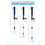 Filtre à eau électrique multifonctionnel réglable en longueur pour nettoyage d'aquarium, multifonctionnel