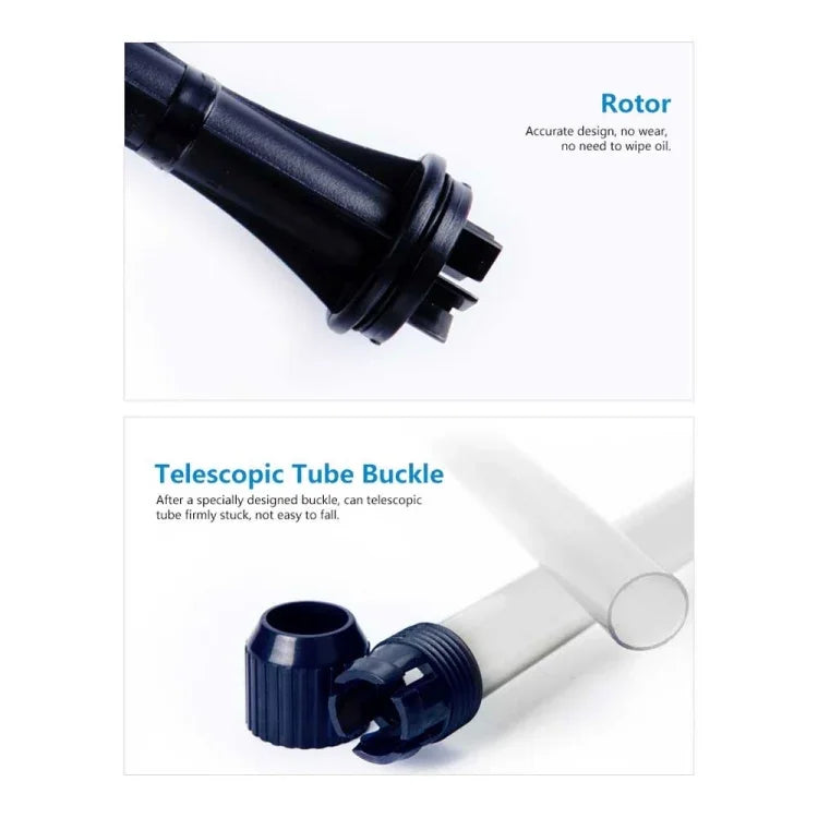 Filtre à eau électrique multifonctionnel réglable en longueur pour nettoyage d'aquarium, multifonctionnel