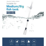 Filtre à eau électrique multifonctionnel réglable en longueur pour nettoyage d'aquarium, multifonctionnel