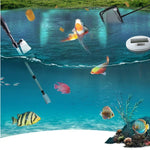 Filtre à eau électrique multifonctionnel réglable en longueur pour nettoyage d'aquarium, multifonctionnel
