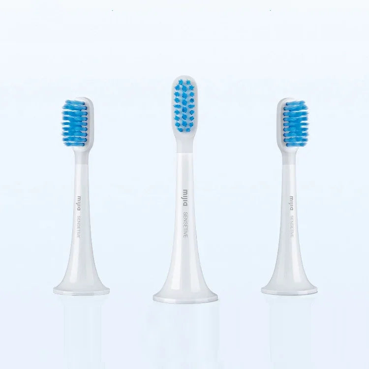 3 Têtes de brosse à dents électriques Xiaomi Mijia originales de rechange pour hygiène bucco-dentaire (Type Sensible)
