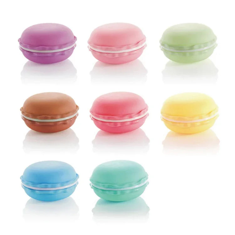 2 Pcs Boîte à Ornements Style Macaron Mignonne Boîte de Rangement Portable, Livraison de Couleur Aléatoire, Macaron