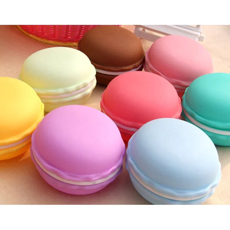 2 Pcs Boîte à Ornements Style Macaron Mignonne Boîte de Rangement Portable, Livraison de Couleur Aléatoire, Macaron