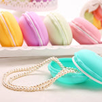 2 Pcs Boîte à Ornements Style Macaron Mignonne Boîte de Rangement Portable, Livraison de Couleur Aléatoire, Macaron