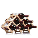 Présentoir à vin pliant en bois pour 6 bouteilles, support à vin pour cuisine et bar, 6 bouteilles