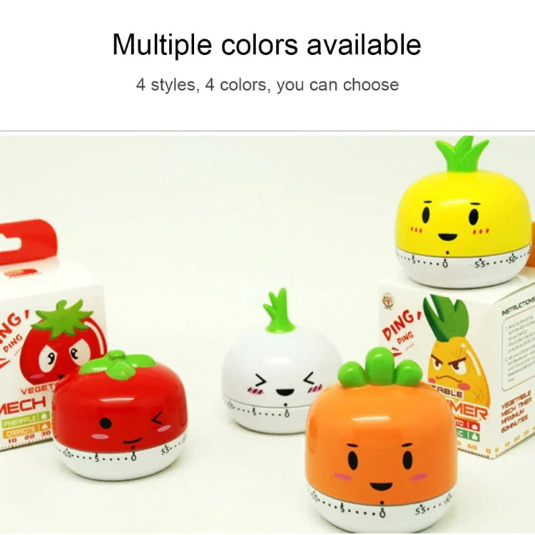Minuteur de cuisine mécanique pour légumes, outil de cuisson avec alarme de compte à rebours, Livraison couleur aléatoire, RB208