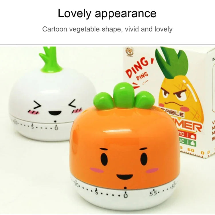 Minuteur de cuisine mécanique pour légumes, outil de cuisson avec alarme de compte à rebours, Livraison couleur aléatoire, RB208
