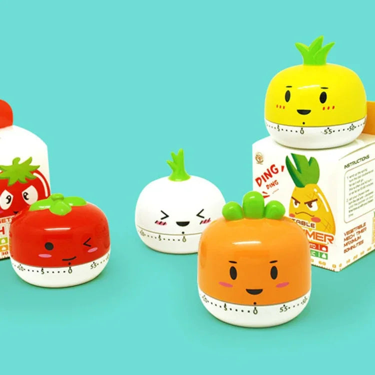 Minuteur de cuisine mécanique pour légumes, outil de cuisson avec alarme de compte à rebours, Livraison couleur aléatoire, RB208