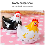 Minuteur de cuisine mécanique en forme de poulet de 60 minutes pour la cuisson, gadget de décoration de maison, livraison de couleur aléatoire, RB219