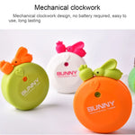 Minuteur de cuisine mécanique en forme de lapin de 60 minutes, compte à rebours, alarme, gadget de décoration d'intérieur, couleur aléatoire, RB277