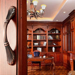 Poignée d'armoire en bois massif bronze rouge, 6029-96